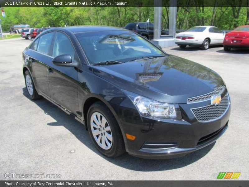 Black Granite Metallic / Medium Titanium 2011 Chevrolet Cruze LT