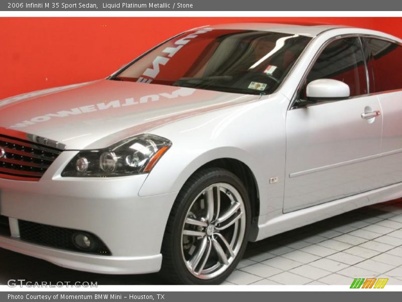 Liquid Platinum Metallic / Stone 2006 Infiniti M 35 Sport Sedan