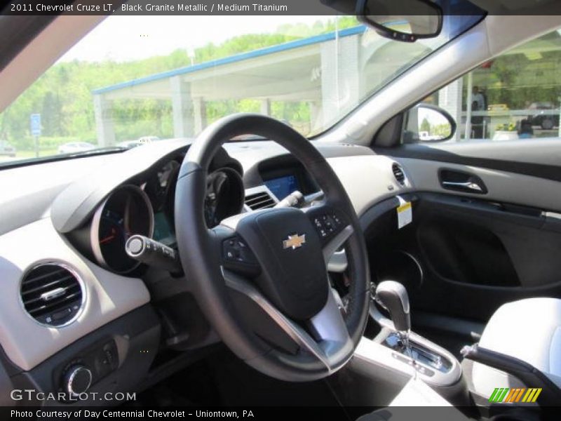 Black Granite Metallic / Medium Titanium 2011 Chevrolet Cruze LT