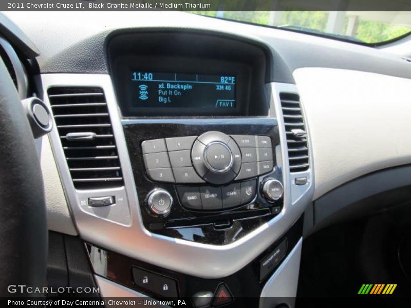 Black Granite Metallic / Medium Titanium 2011 Chevrolet Cruze LT