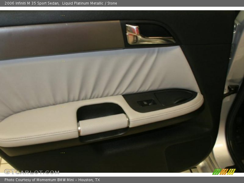 Liquid Platinum Metallic / Stone 2006 Infiniti M 35 Sport Sedan