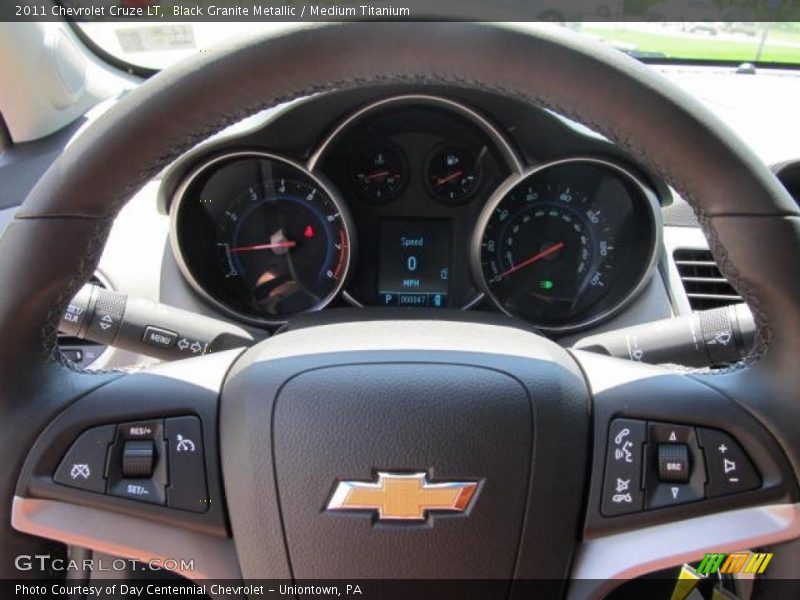 Black Granite Metallic / Medium Titanium 2011 Chevrolet Cruze LT