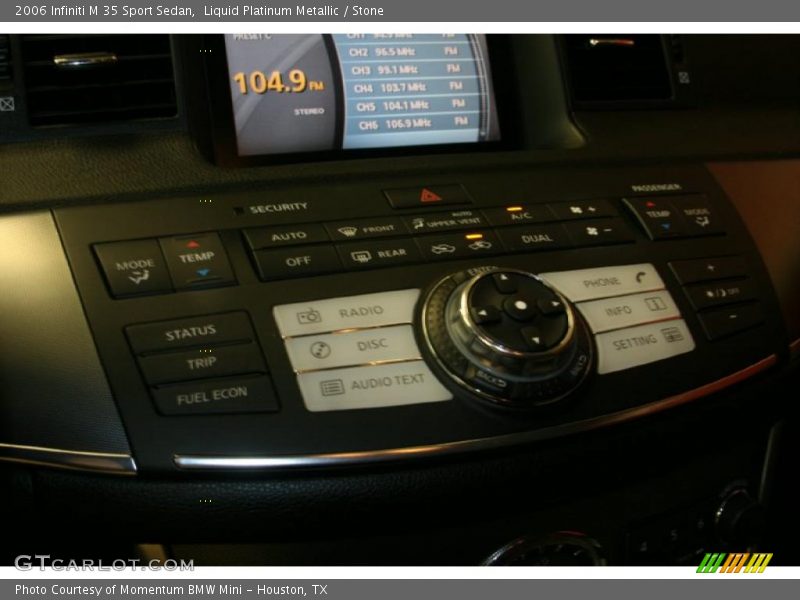 Liquid Platinum Metallic / Stone 2006 Infiniti M 35 Sport Sedan
