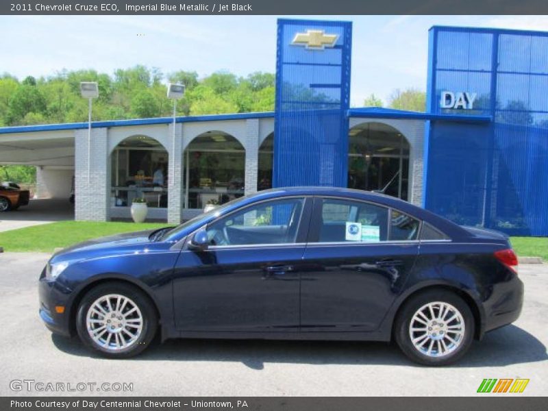 Imperial Blue Metallic / Jet Black 2011 Chevrolet Cruze ECO