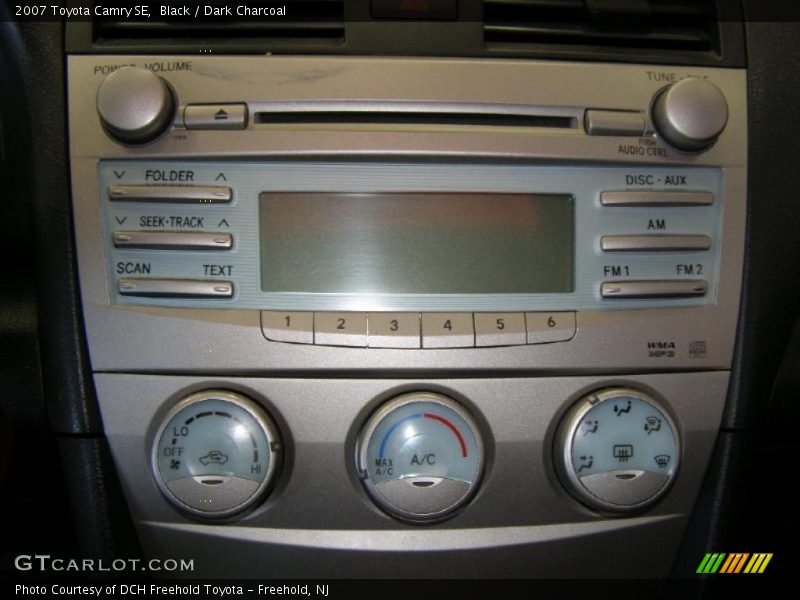 Black / Dark Charcoal 2007 Toyota Camry SE