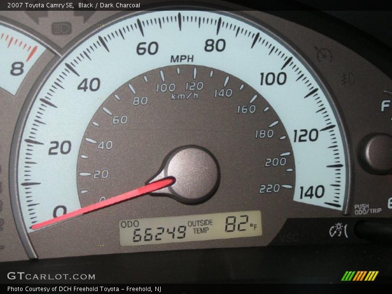 Black / Dark Charcoal 2007 Toyota Camry SE