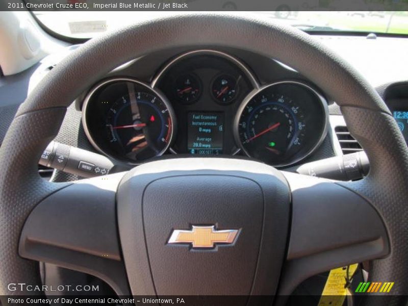 Imperial Blue Metallic / Jet Black 2011 Chevrolet Cruze ECO