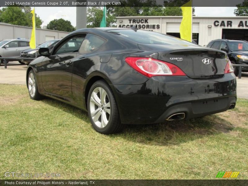 Bathurst Black / Black Cloth 2011 Hyundai Genesis Coupe 2.0T