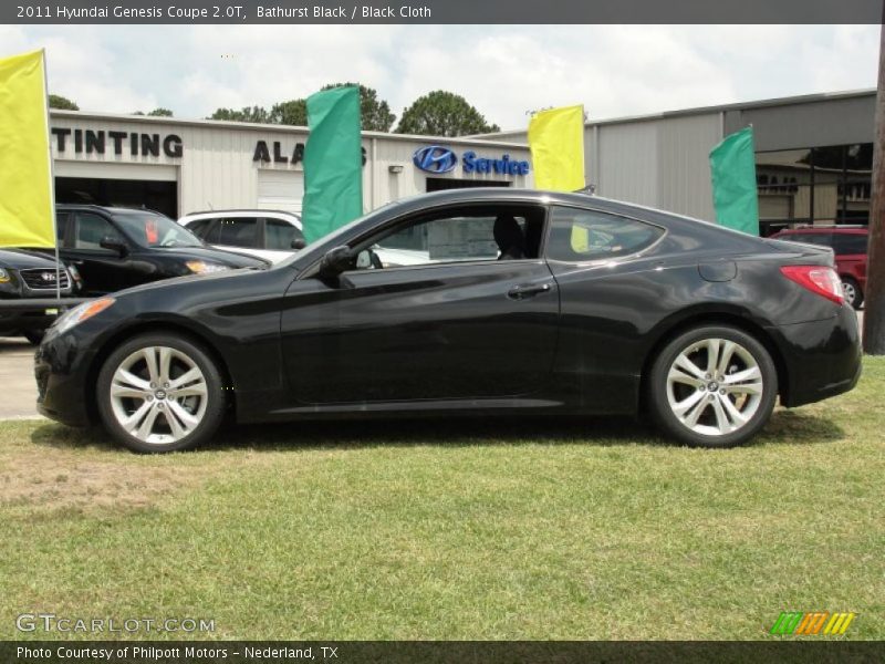 Bathurst Black / Black Cloth 2011 Hyundai Genesis Coupe 2.0T
