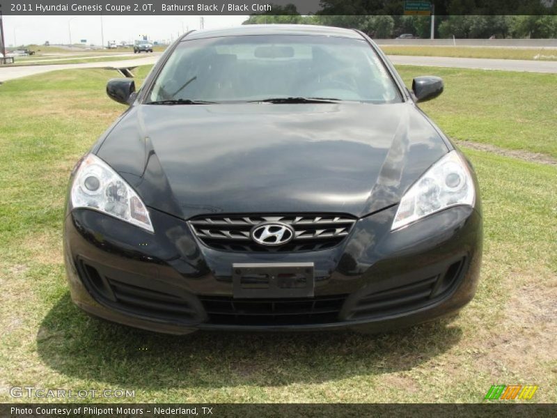 Bathurst Black / Black Cloth 2011 Hyundai Genesis Coupe 2.0T