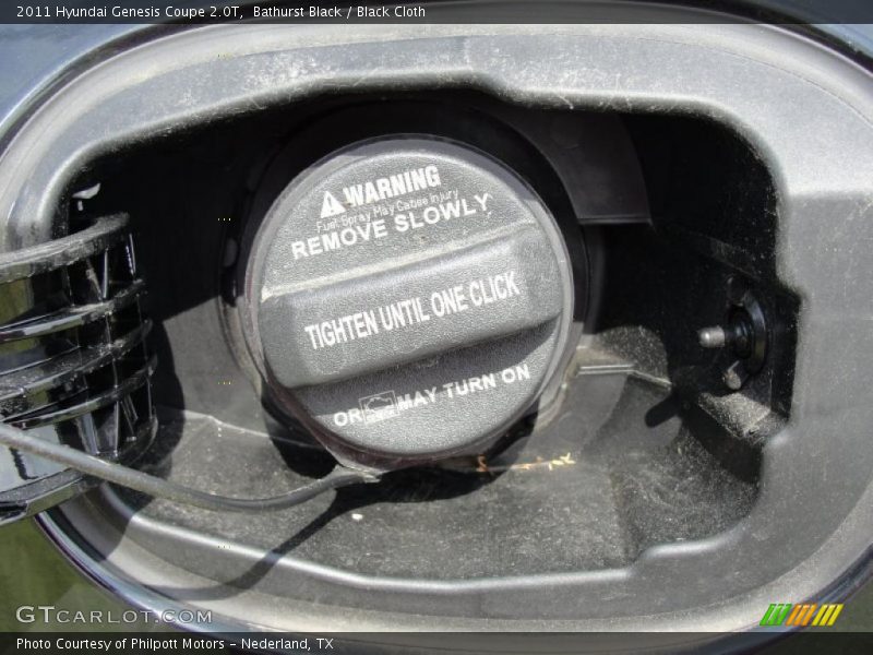 Bathurst Black / Black Cloth 2011 Hyundai Genesis Coupe 2.0T