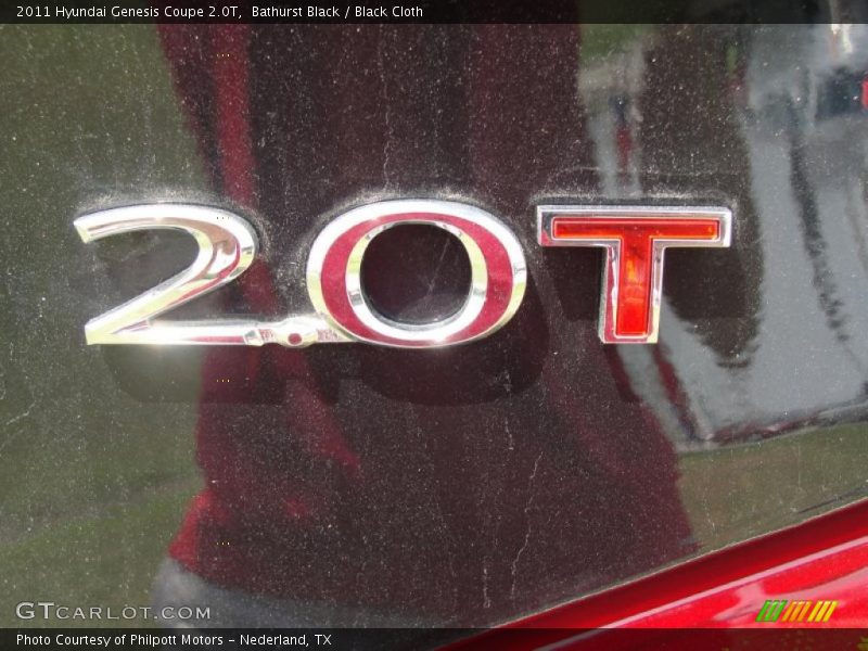 Bathurst Black / Black Cloth 2011 Hyundai Genesis Coupe 2.0T