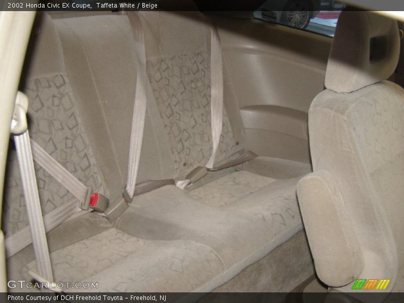 Taffeta White / Beige 2002 Honda Civic EX Coupe