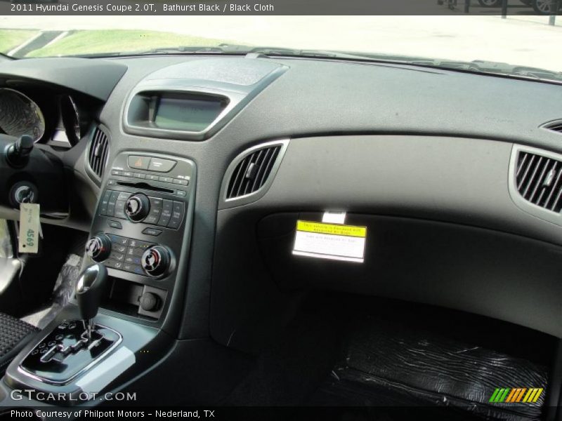 Bathurst Black / Black Cloth 2011 Hyundai Genesis Coupe 2.0T