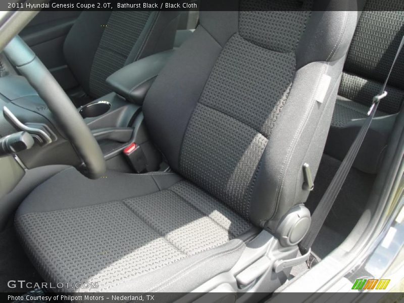 Bathurst Black / Black Cloth 2011 Hyundai Genesis Coupe 2.0T