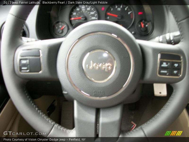 Blackberry Pearl / Dark Slate Gray/Light Pebble 2011 Jeep Patriot Latitude