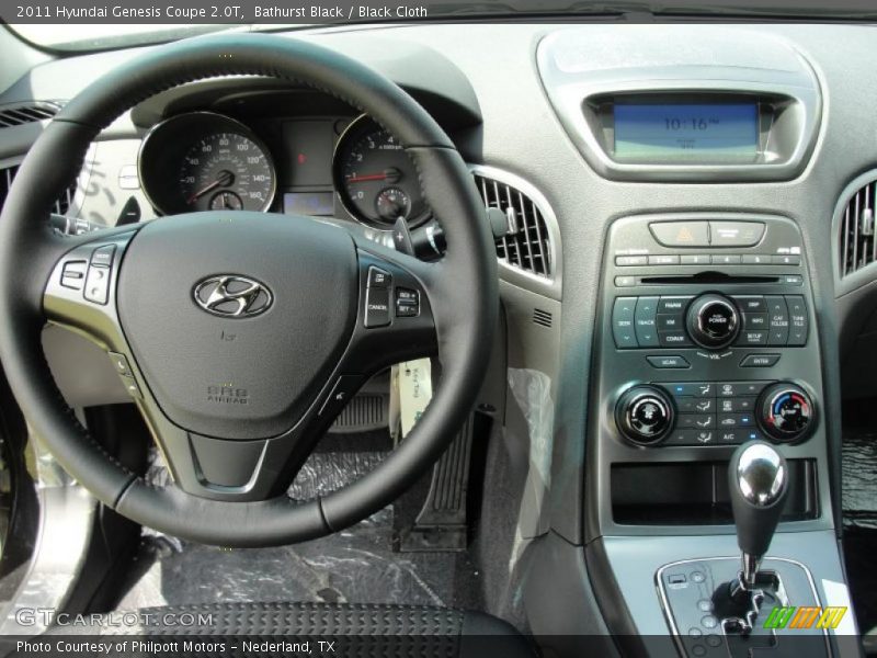 Bathurst Black / Black Cloth 2011 Hyundai Genesis Coupe 2.0T