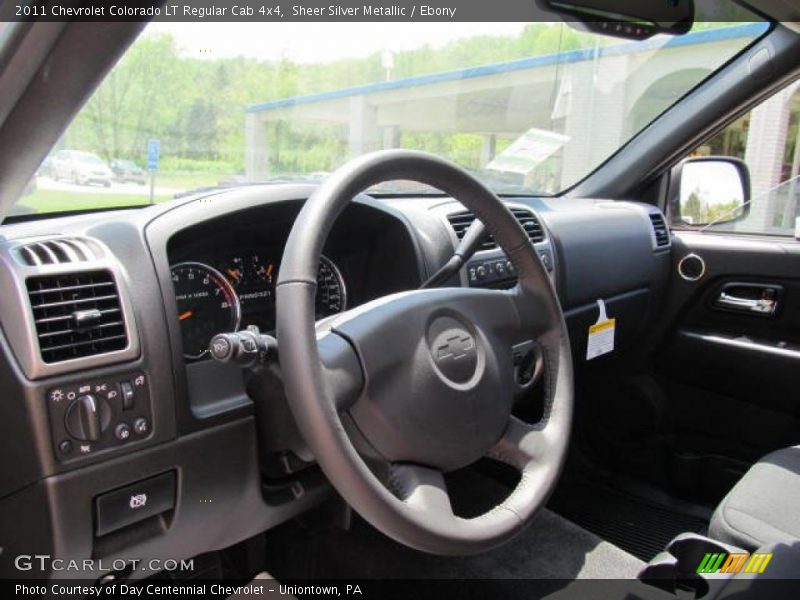 Sheer Silver Metallic / Ebony 2011 Chevrolet Colorado LT Regular Cab 4x4
