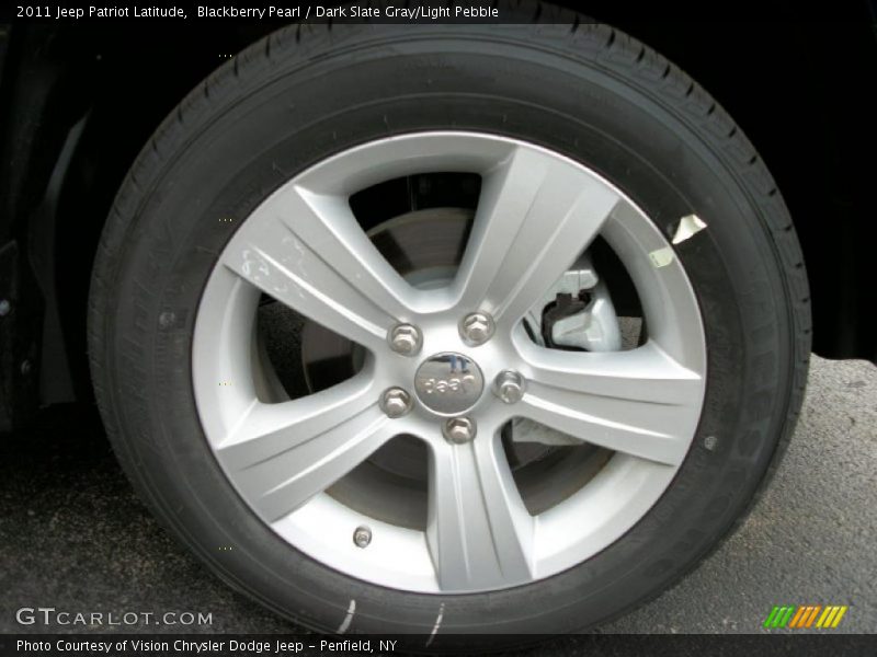 Blackberry Pearl / Dark Slate Gray/Light Pebble 2011 Jeep Patriot Latitude