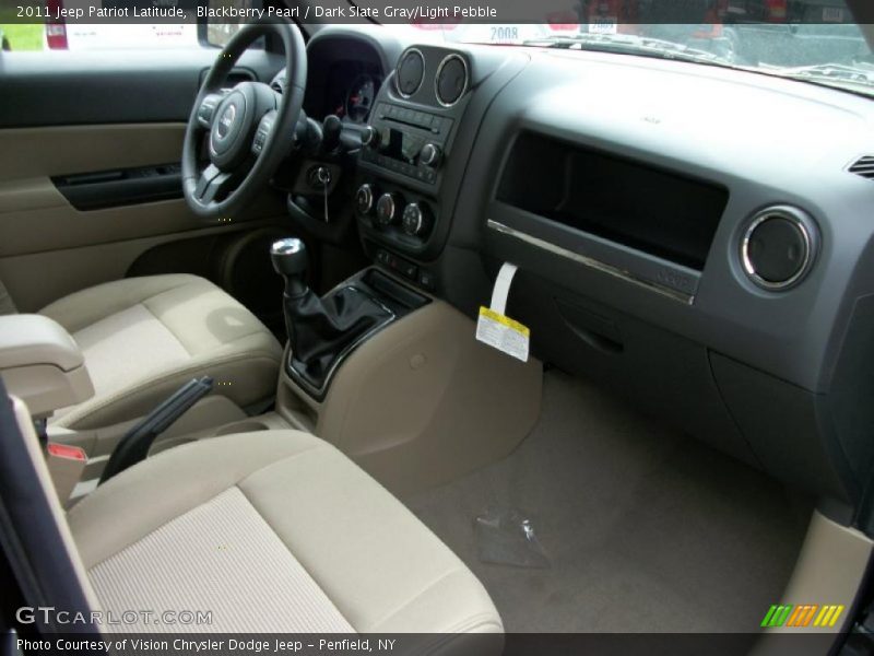 Blackberry Pearl / Dark Slate Gray/Light Pebble 2011 Jeep Patriot Latitude