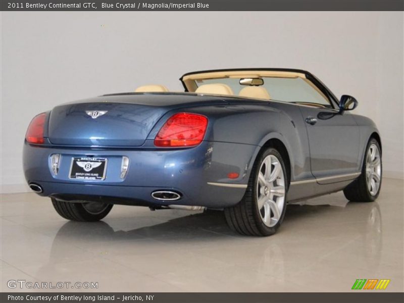 Blue Crystal / Magnolia/Imperial Blue 2011 Bentley Continental GTC