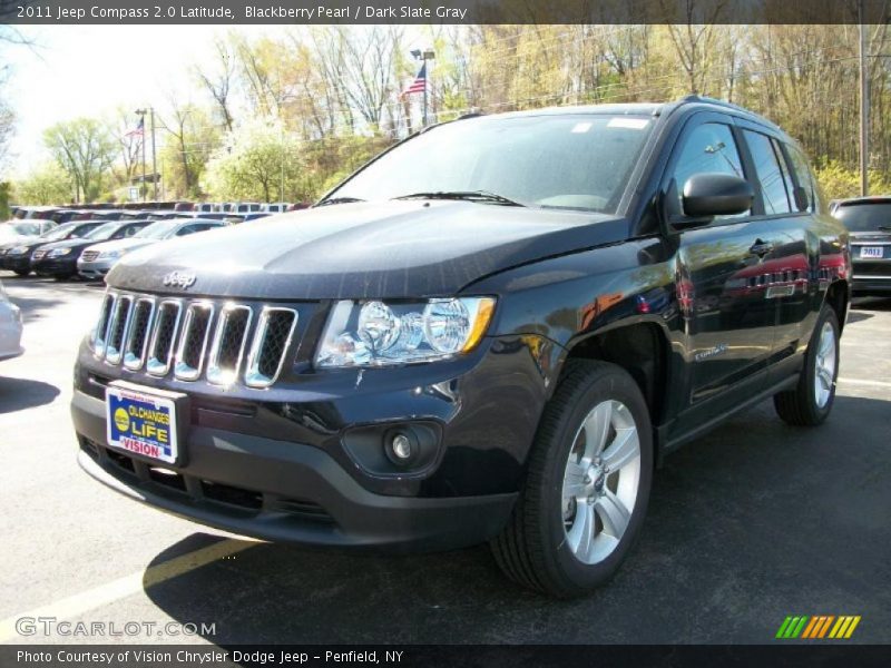 Blackberry Pearl / Dark Slate Gray 2011 Jeep Compass 2.0 Latitude