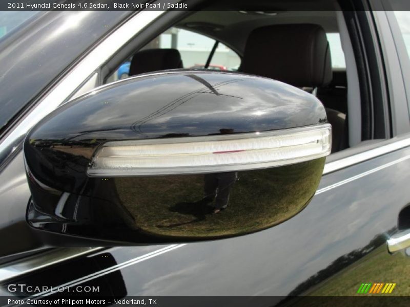 Black Noir Pearl / Saddle 2011 Hyundai Genesis 4.6 Sedan