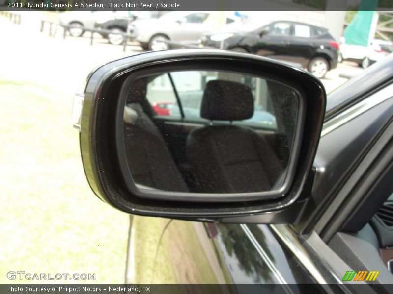Black Noir Pearl / Saddle 2011 Hyundai Genesis 4.6 Sedan