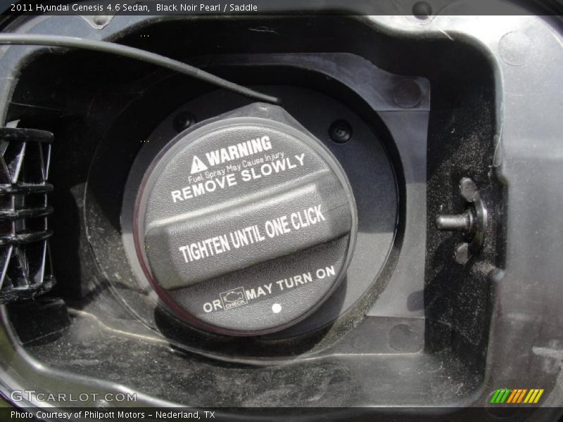 Black Noir Pearl / Saddle 2011 Hyundai Genesis 4.6 Sedan