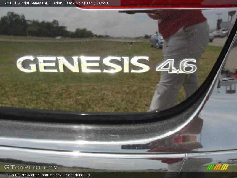Black Noir Pearl / Saddle 2011 Hyundai Genesis 4.6 Sedan