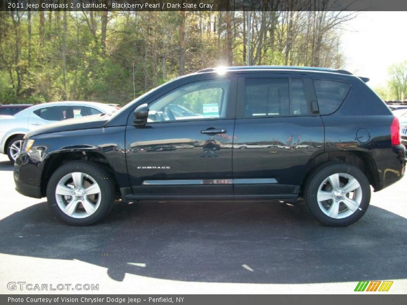 Blackberry Pearl / Dark Slate Gray 2011 Jeep Compass 2.0 Latitude