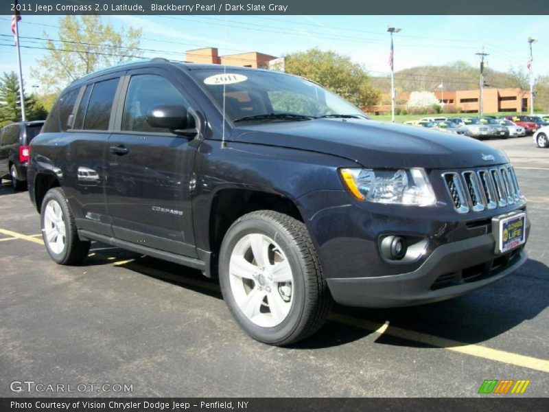 Blackberry Pearl / Dark Slate Gray 2011 Jeep Compass 2.0 Latitude