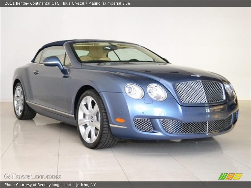 Blue Crystal / Magnolia/Imperial Blue 2011 Bentley Continental GTC