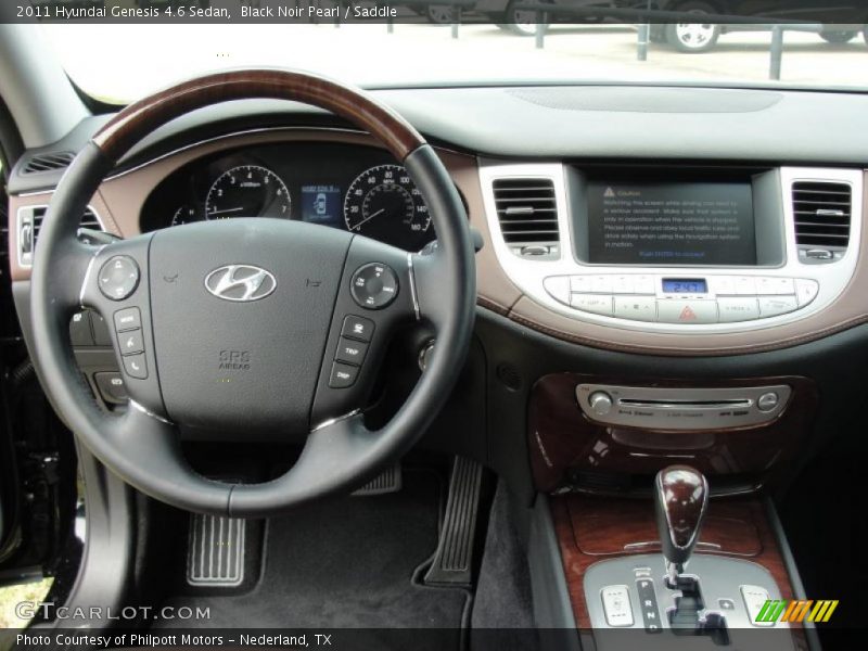  2011 Genesis 4.6 Sedan Saddle Interior