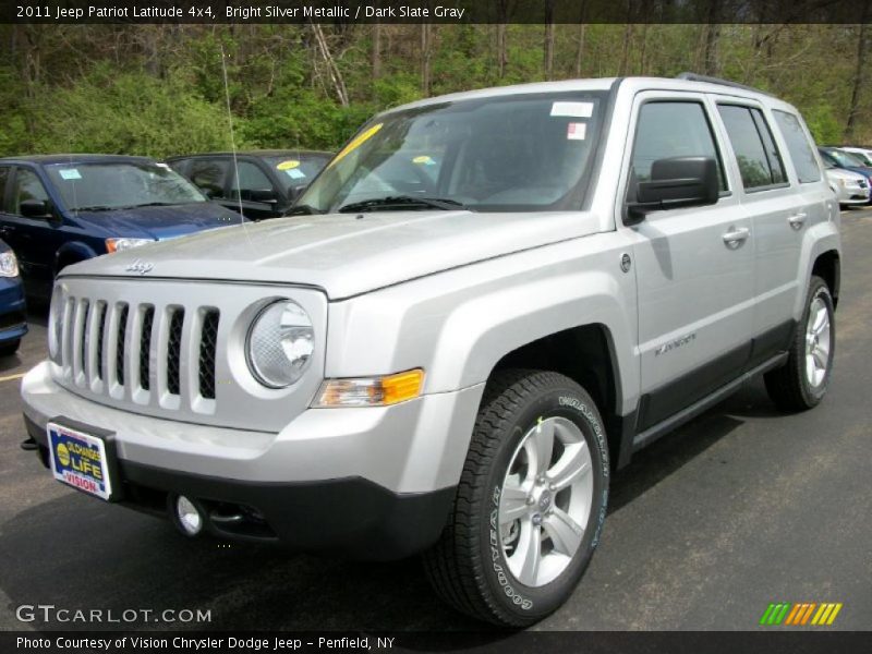 Bright Silver Metallic / Dark Slate Gray 2011 Jeep Patriot Latitude 4x4