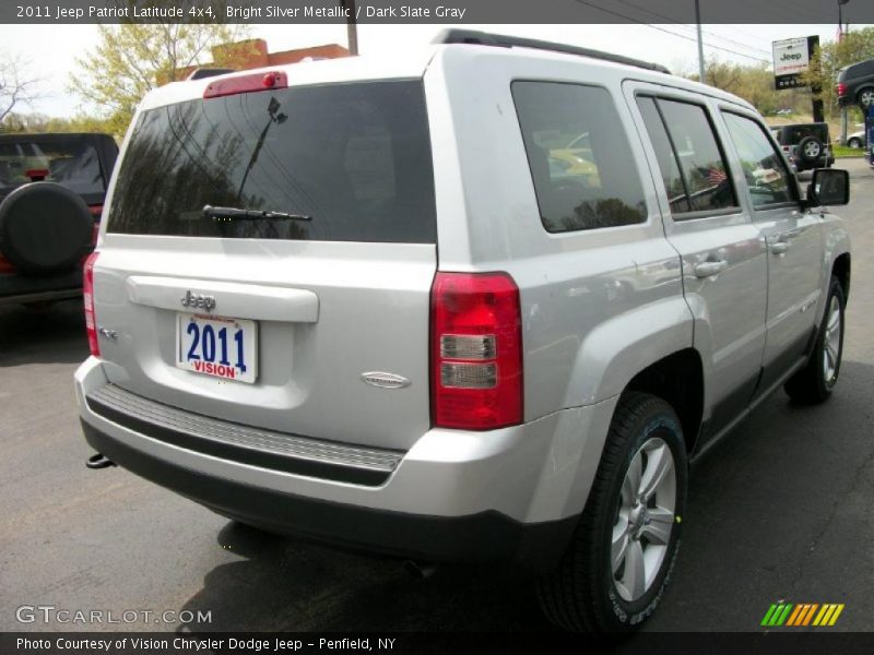 Bright Silver Metallic / Dark Slate Gray 2011 Jeep Patriot Latitude 4x4