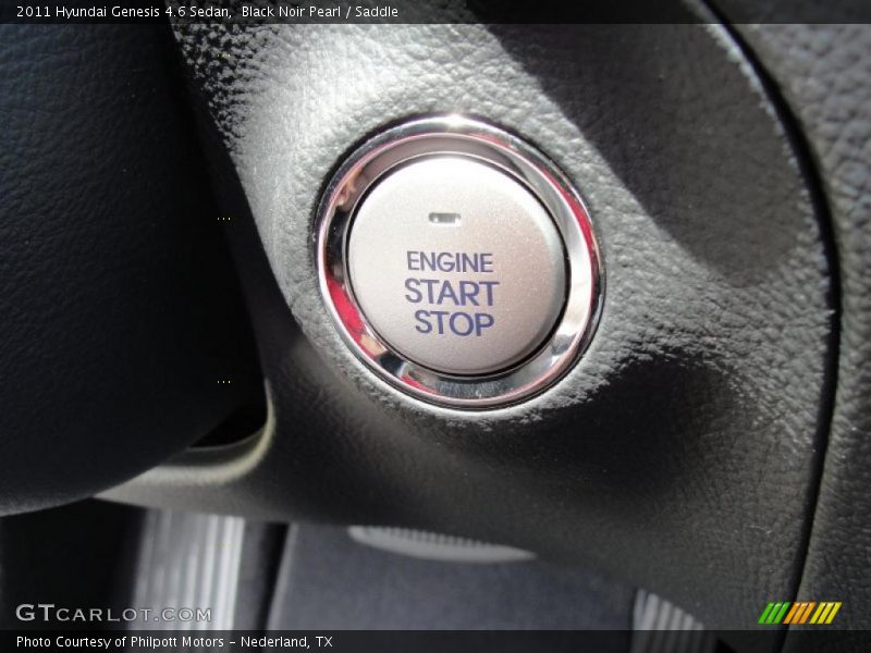 Controls of 2011 Genesis 4.6 Sedan