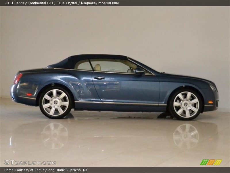 Blue Crystal / Magnolia/Imperial Blue 2011 Bentley Continental GTC
