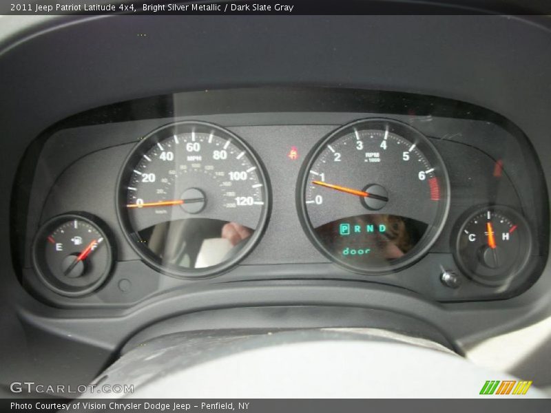 Bright Silver Metallic / Dark Slate Gray 2011 Jeep Patriot Latitude 4x4