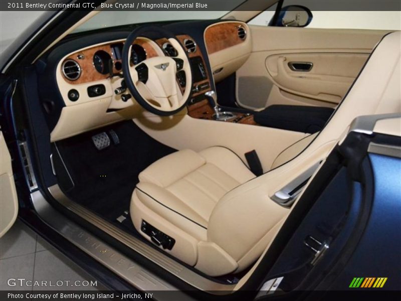  2011 Continental GTC  Magnolia/Imperial Blue Interior