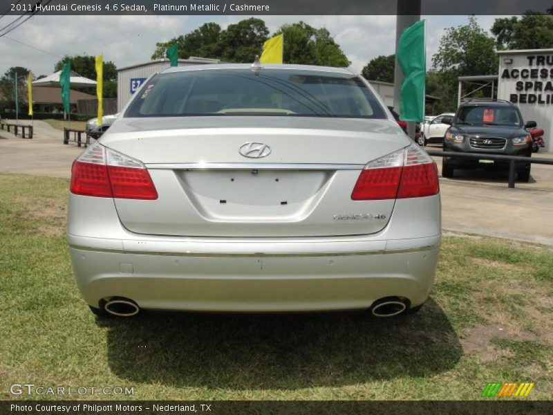 Platinum Metallic / Cashmere 2011 Hyundai Genesis 4.6 Sedan