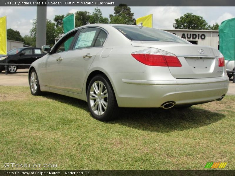 Platinum Metallic / Cashmere 2011 Hyundai Genesis 4.6 Sedan