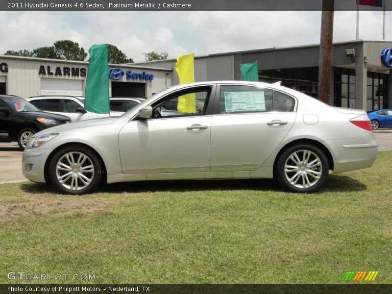 Platinum Metallic / Cashmere 2011 Hyundai Genesis 4.6 Sedan