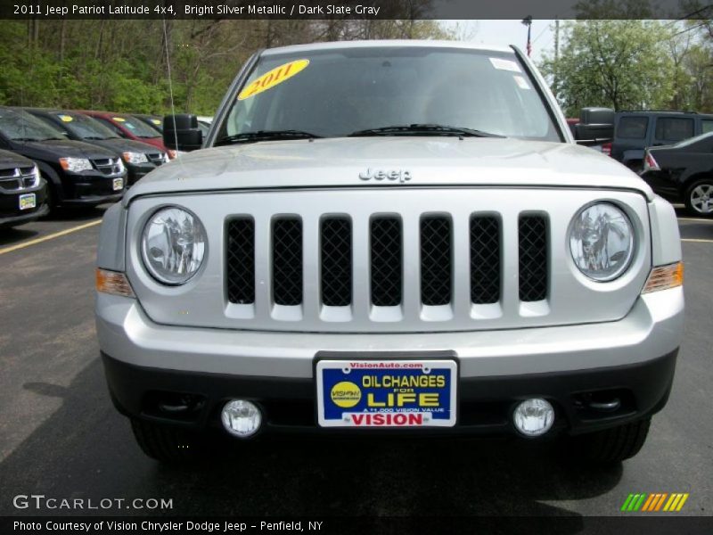 Bright Silver Metallic / Dark Slate Gray 2011 Jeep Patriot Latitude 4x4