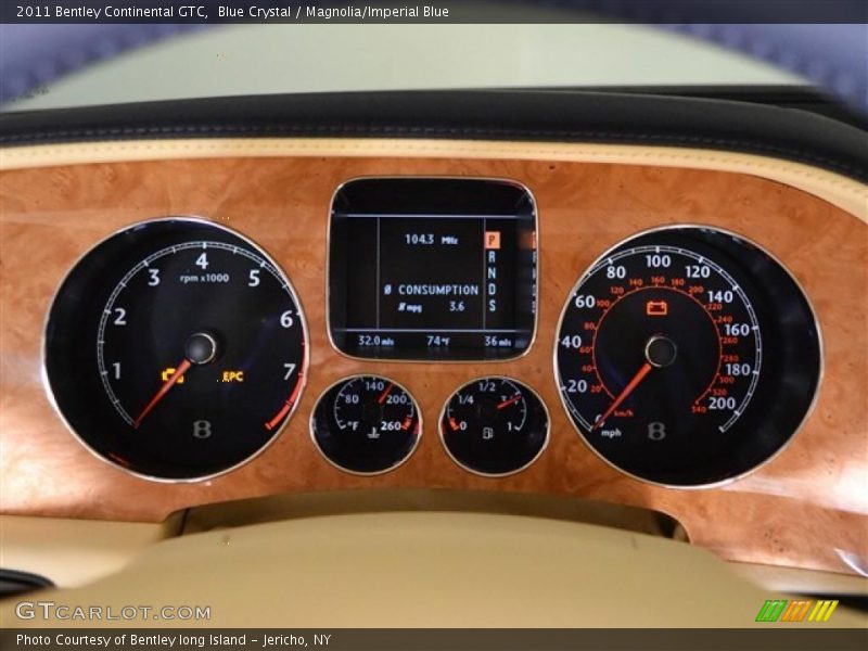  2011 Continental GTC   Gauges