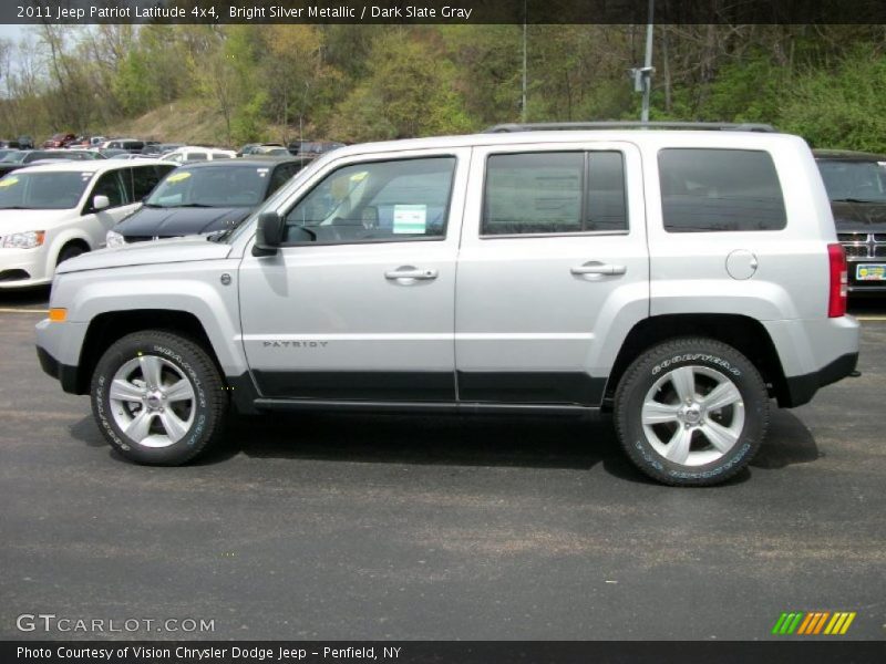 Bright Silver Metallic / Dark Slate Gray 2011 Jeep Patriot Latitude 4x4