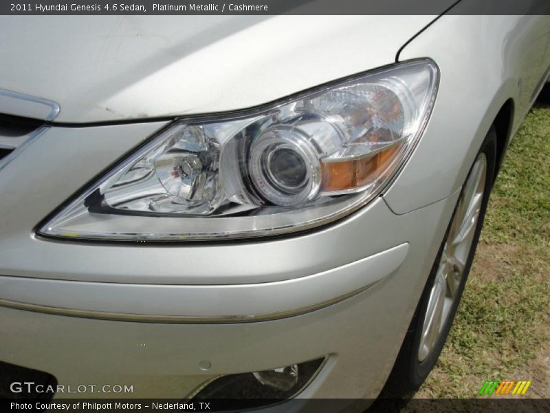 Platinum Metallic / Cashmere 2011 Hyundai Genesis 4.6 Sedan