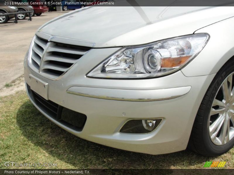 Platinum Metallic / Cashmere 2011 Hyundai Genesis 4.6 Sedan