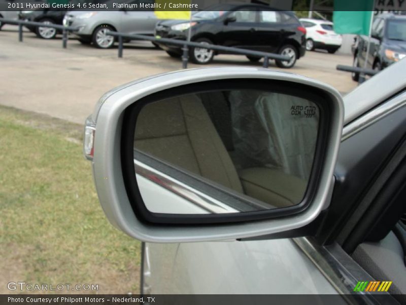 Platinum Metallic / Cashmere 2011 Hyundai Genesis 4.6 Sedan