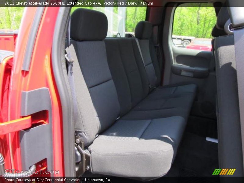 Victory Red / Dark Titanium 2011 Chevrolet Silverado 2500HD Extended Cab 4x4